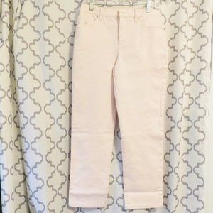 Gloria Vanderbilt Pale Pink High Rise Amanda Straight Leg Jeans - 6P (NW…